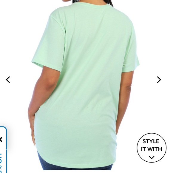 NWT! Reel Legends Women’s “Merry & Bright” Green Short Sleeve T-Shirt Size M - Picture 3 of 9